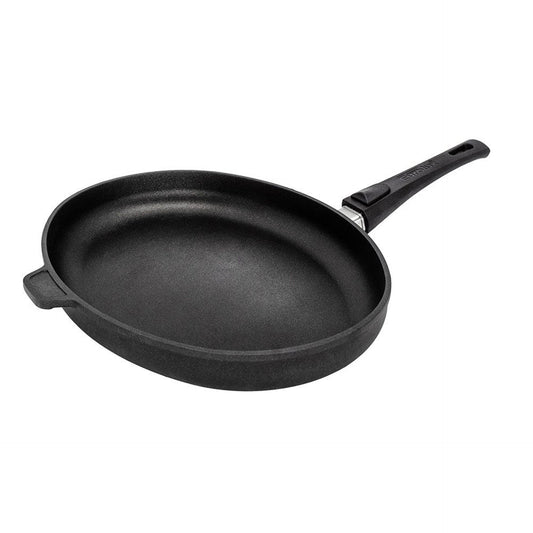 Eurolux premium fish pan with removable handle, induction friendly