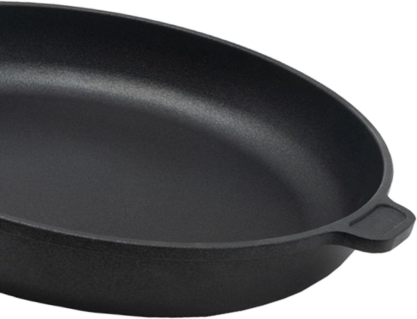 Eurolux Flat Frying Pan Cast Aluminum  Ø 20, 24, 26, 28, 32 cm, Induction friendly, Removable handle, Made in Germany