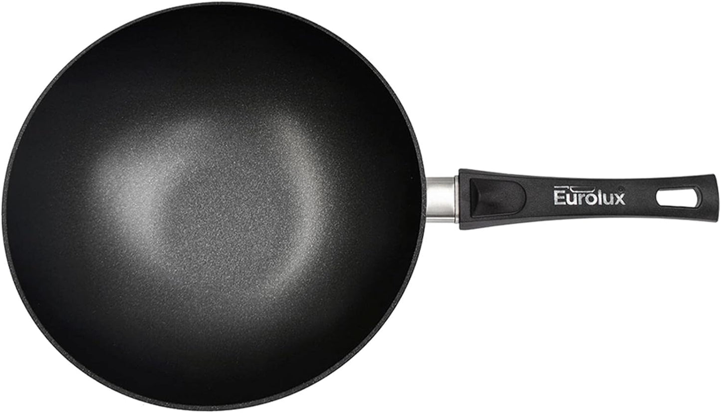 Eurolux Premium Alex Wahi Wok, Ø 30 cm - Induction friendly, Removable handle, Made in Germany