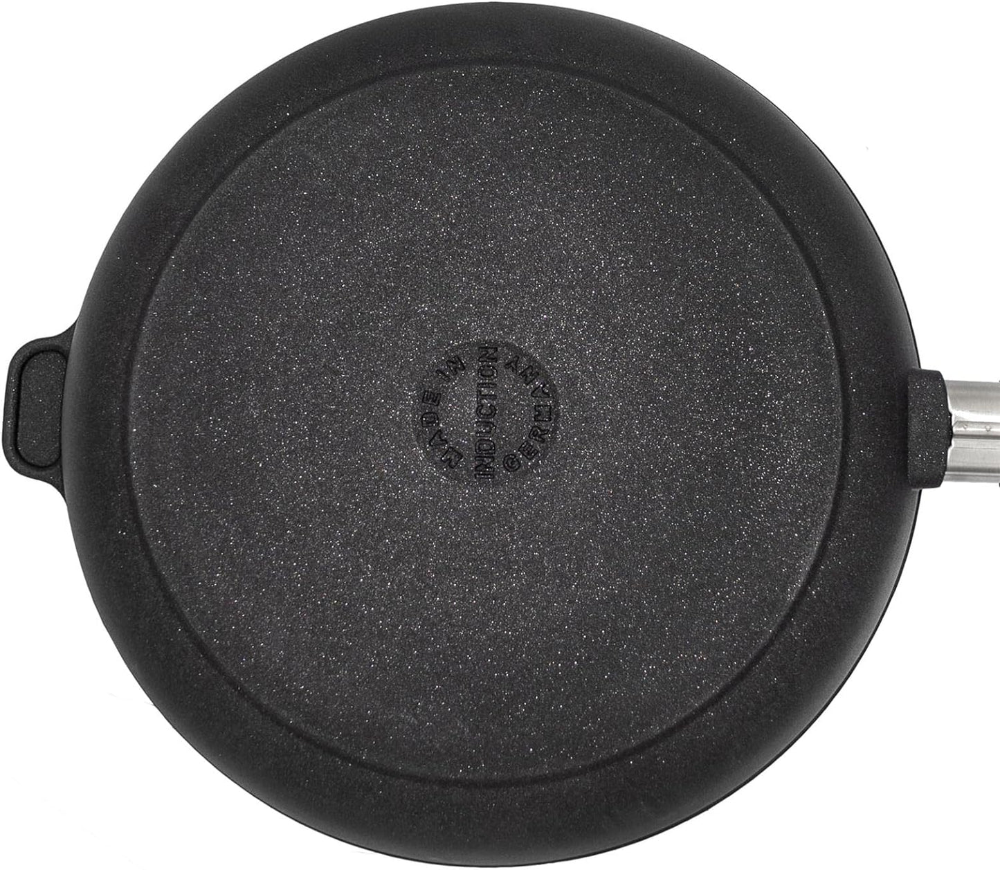 Eurolux Flat Frying Pan Cast Aluminum  Ø 20, 24, 26, 28, 32 cm, Induction friendly, Removable handle, Made in Germany