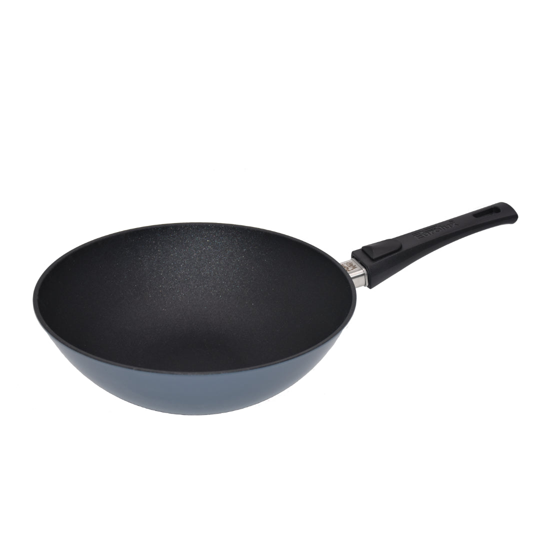 Eurolux Premium Alex Wahi Wok, Ø 30 cm - Induction friendly, Removable handle, Made in Germany